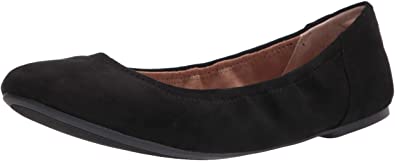 Photo 1 of Amazon Essentials Women's Belice Ballet Flat, Black, 7