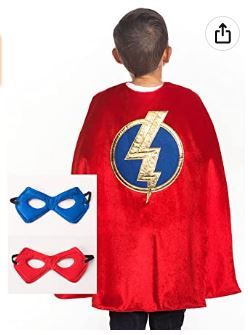 Photo 1 of Little Adventures Super Hero Cape & Mask Set Costumes Age 3-8