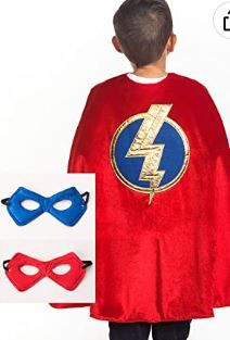 Photo 1 of Little Adventures Super Hero Cape & Mask Set Costumes Age 3-8