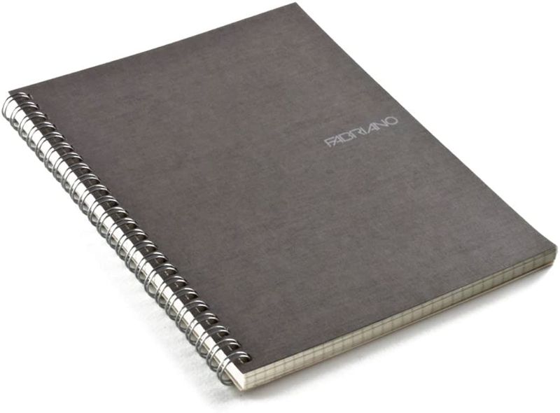 Photo 1 of 5 PACK - Fabriano EcoQua Notebook, Small, Spiral-Bound, Blank, 70 Sheets, Stone