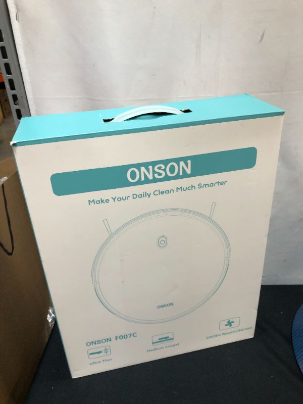 Photo 2 of ONSON Robotic Vacuum Cleaner
