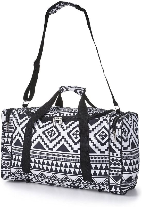 Photo 1 of 5 Cities Carry On Lightweight Small Hand Luggage Cabin on Flight & Holdalls (Aztec Black/White)
