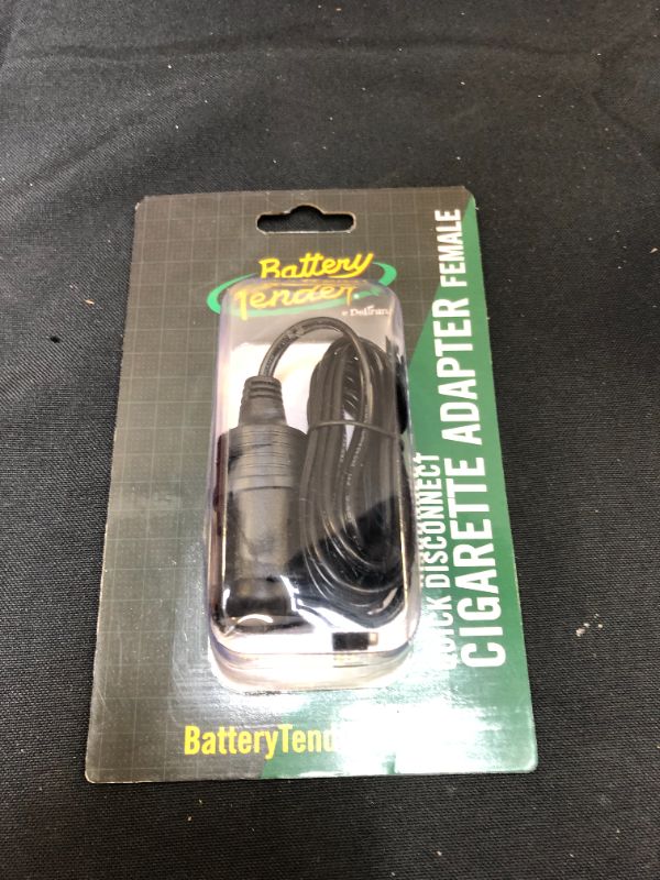 Photo 2 of Battery Tender Female Cigarette Adapter Accessory Cable, 12 Volt Lighter Socket with 5 Foot Charging Cable
