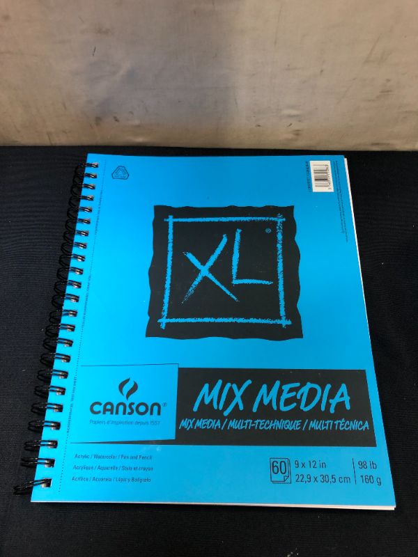 Photo 2 of Canson 100510927 XL Series Mix Paper Pad, 98 Pound, 9 x 12 Inch, 60 Sheets, 1-Pack
