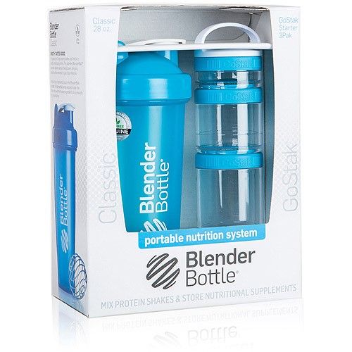 Photo 1 of BlenderBottle Combo Pack 28-Ounce Bottle and 3-Piece GoStak Container
