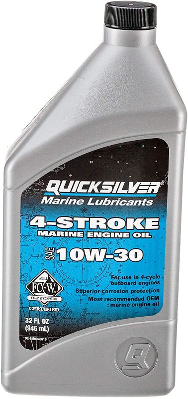 Photo 1 of 5 PACK Quicksilver 10W-30 Marine Engine Oil
