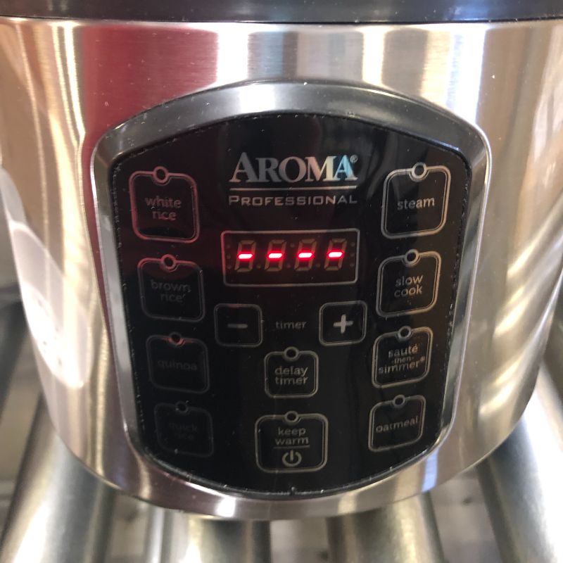 Photo 5 of Aroma Housewares ARC-914SBD Digital Cool-Touch Rice Grain Cooker and Food Steamer, Stainless, Silver, 4-Cup (Uncooked) / 8-Cup (Cooked) Professional Version
