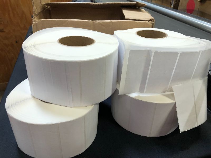 Photo 2 of Smith Corona - 4x6 (XL) Direct Thermal Labels (1" Core) - 475 Labels/Roll - 4 Rolls,