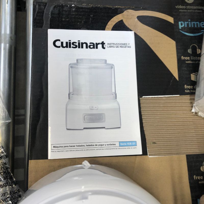 Photo 4 of Cuisinart Frozen Yogurt - Ice Cream & Sorbet Maker White