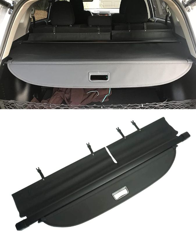 Photo 1 of VESUL Retractable Rear Trunk Cargo Cover Compatible with Toyota RAV4 2013-2018 Security Shade Shield Tonneau Cover Anti-Peeping Luggage Privacy Screen with Extra Canvas Cover
