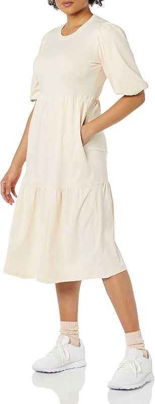 Photo 1 of Amazon Aware Women's Fit and Flare Dress Pale Pink
Size: S