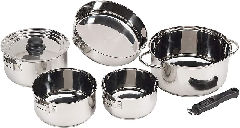 Photo 1 of Stansport Heavy Duty - Stainless Steel Clad Cook Set (369)
