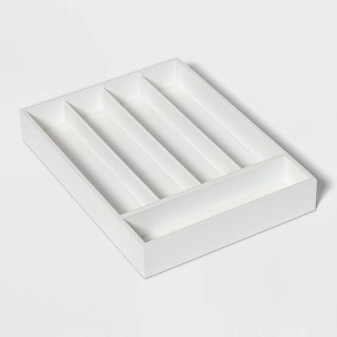 Photo 1 of 5 Compartment Drawer White - Threshold™ --- BOX OF 4 