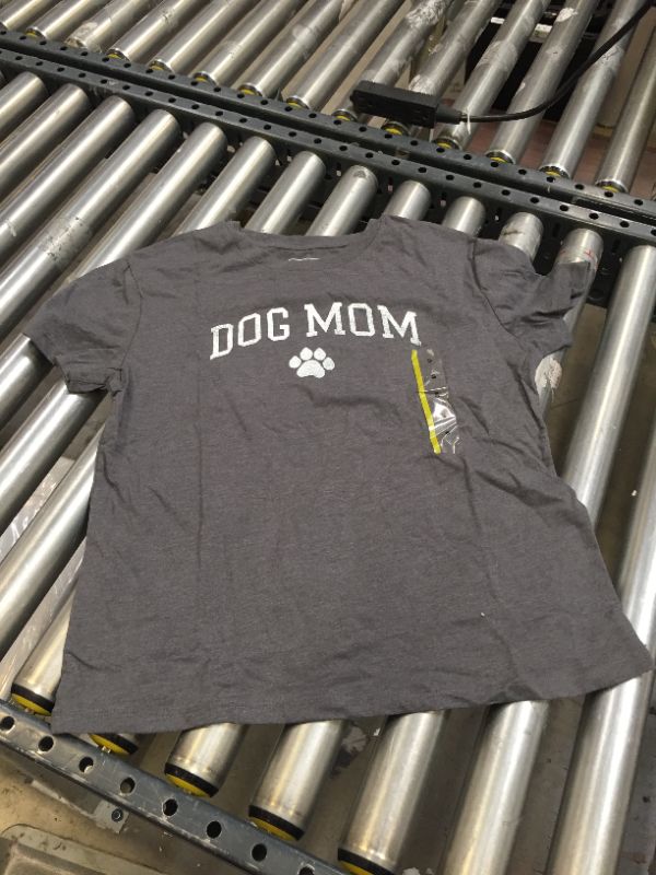 Photo 3 of Women's Dog Mom Short Sleeve Graphic T-Shirt - Gray. Size Small. NO BOX PACKAGING. 