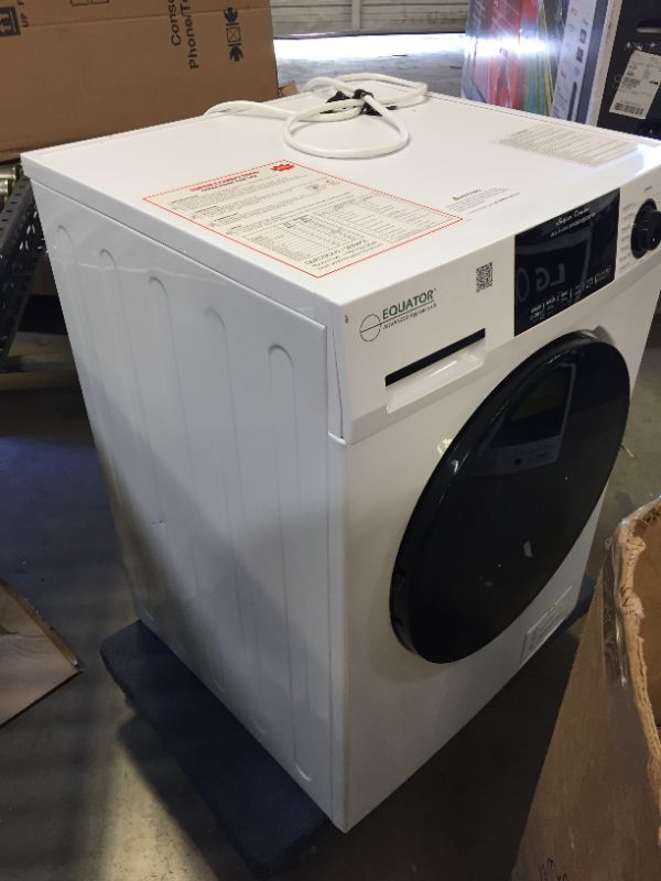 Photo 2 of Equator 18 lbs. All-In-One Washer Dryer Combo Version 3 Sanitize, Allergen, Winterize, Vented/Ventless Dry (White)
