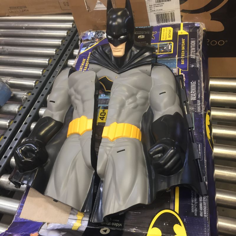 Photo 3 of Batman, Bat-Tech Batcave, Giant Transforming Playset with Exclusive 4” Batman Figure and Accessories, Kids Toys for Boys Aged 4 and Up
