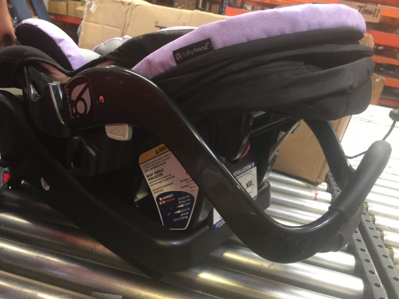 Photo 3 of Baby Trend Secure Snap Tech 35 Infant Car Seat, Lavender Ice
