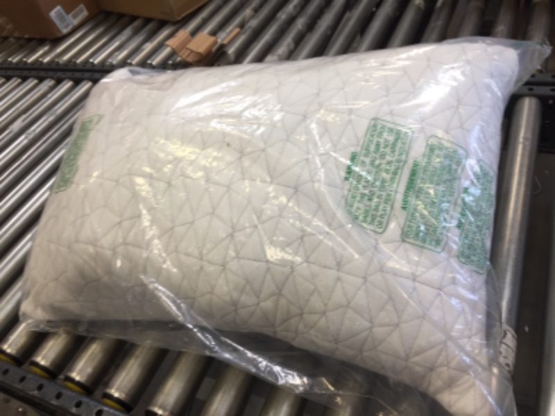 Photo 1 of Coop Home Goods Original Loft Pillow Queen Size Bed Pillows for Sleeping - Adjustable Cross Cut Memory Foam Pillows - Medium Firm Back, Stomach and Side Sleeper Pillow - CertiPUR-US/GREENGUARD Gold
