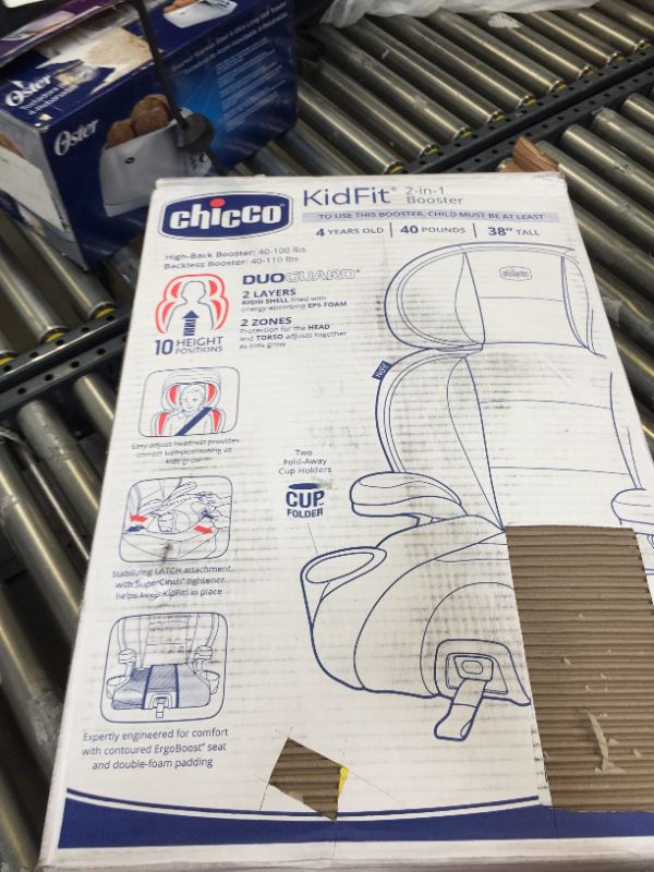 Photo 4 of Chicco Kidfit 2-in-1 Belt Positioning Booster Seat - Celeste Purple