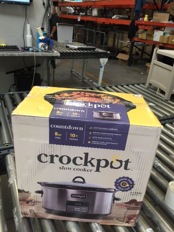 Photo 4 of Crock-Pot Digital Slow Cooker - 8 qt - Black Stainless