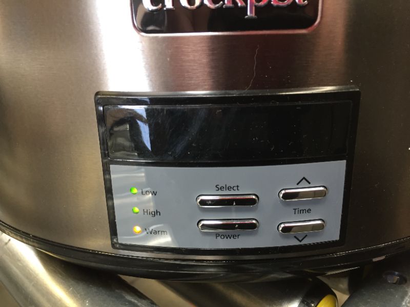 Photo 1 of Crock-Pot Digital Slow Cooker - 8 qt - Black Stainless