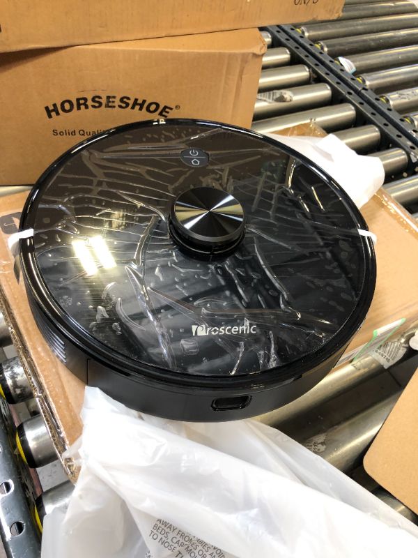 Photo 1 of Proscenic M7 Pro Robot Vacuum Cleaner, Laser Navigation, 2700Pa Powerful Suction, APP & Alexa Control, Multi Floor Mapping, Ideal for Pets Hair, Carpets and Hard Floors, Black
