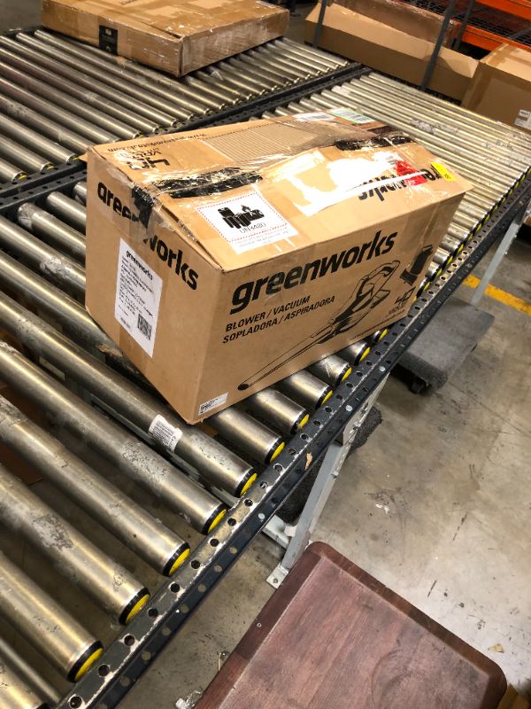 Photo 1 of Greenworks 40V (185 MPH / 340 CFM) Brushless Cordless Blower / Vacuum, 4.0Ah Battery and Charger Included
