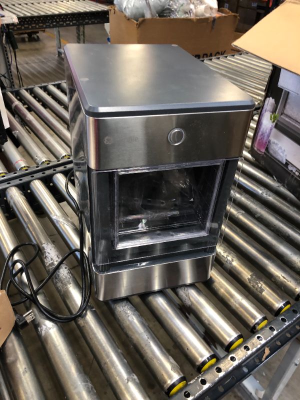 Photo 2 of GE Profile Opal | Countertop Nugget Ice Maker | Portable Ice Machine Complete with Bluetooth Connectivity | Smart Home Kitchen Essentials | Stainless Steel Finish | Up to 24 lbs. of Ice Per Day
