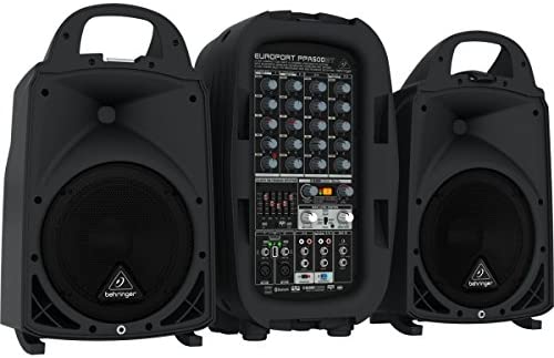 Photo 1 of Ultra-Compact 2000-Watt 8-Channel Portable PA System with Bluetooth Wireless Technology, Wireless Microphone Option, Klark Teknik Multi-FX Processor and FBQ Feedback Detection
