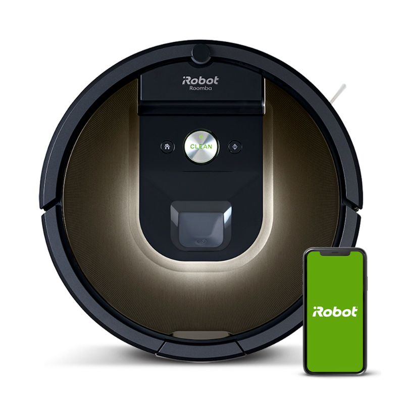 Photo 1 of iRobot Roomba 981 Robot Vacuum-Wi-Fi Connected Mapping, Works with Alexa, Ideal for Pet Hair, Carpets, Hard Floors, Power Boost Technology, Black---ITEM IS DIRTY---
