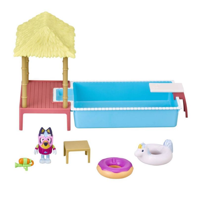 Photo 1 of Bluey Pool Time Playset---PACK OF 3---
