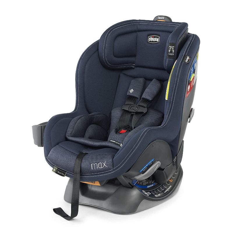 Photo 1 of Chicco NextFit Max ClearTex Convertible Car Seat| Rear-Facing Seat for Infants 12-40 lbs. | Forward-Facing Toddler Car Seat 25-65 lbs. | Baby Travel Gear | Reef/Navy
