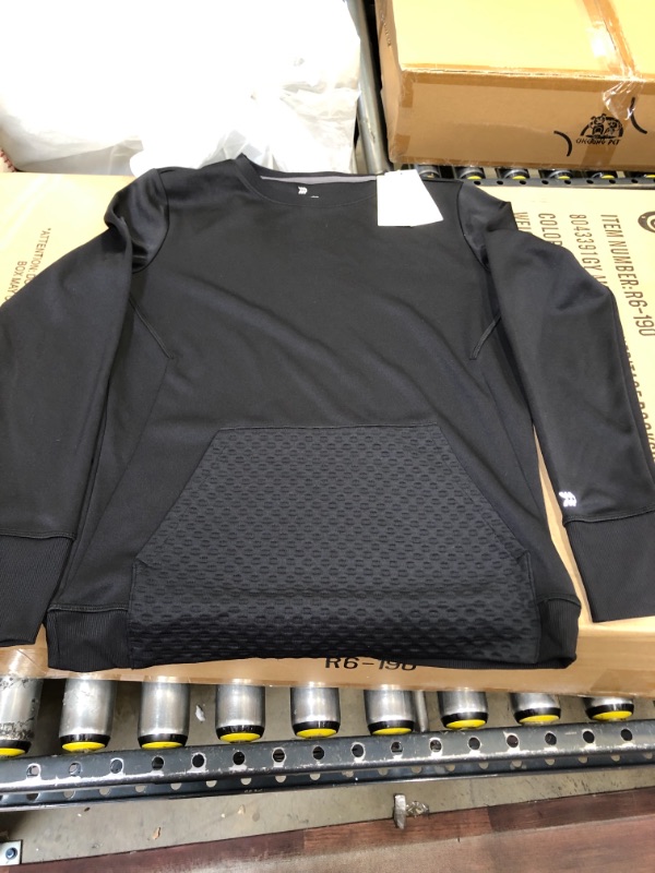 Photo 2 of Boys' Performance Crewneck Sweatshirt - All in Motion Black L