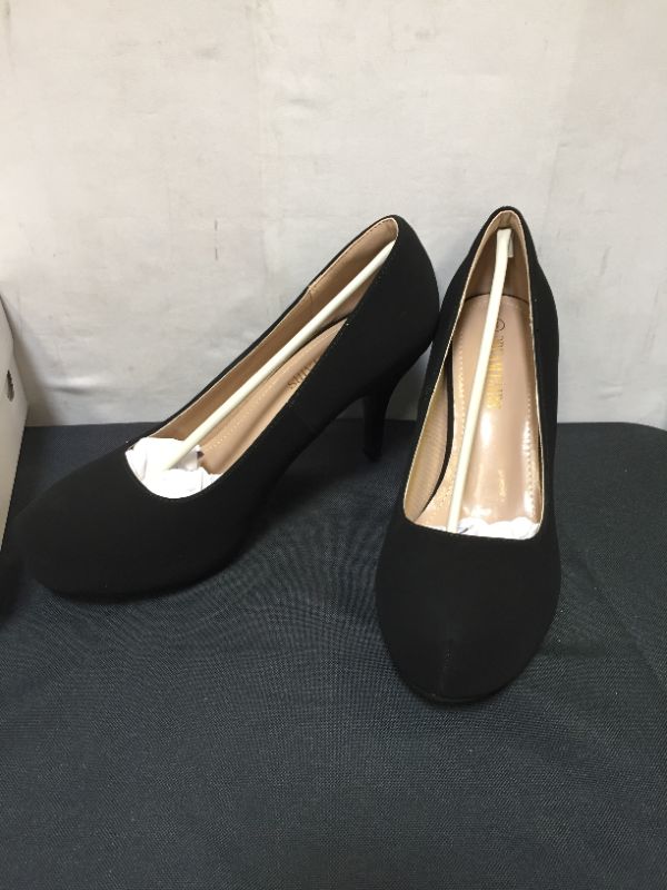 Photo 4 of DREAM PAIRS Tiffany Women's New Classic Elegant Versatile Low Stiletto Heel Dress Platform Pumps Shoes Black, 8.5