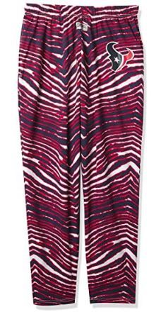 Photo 1 of Zubaz Men's Zebra Left Hip Logo Track Pant - SMALL
