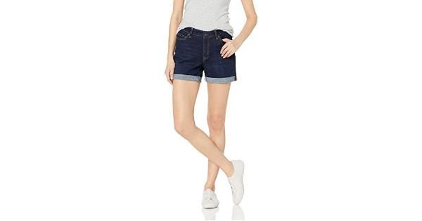 Photo 1 of Essentials Women's 4" Denim Short, Rinse, 12
