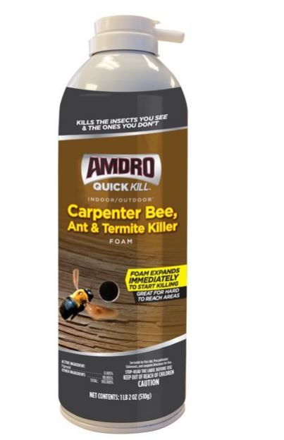 Photo 1 of Amdro Quick Kill Carpenter Bee, Carpenter Ant & Termite Killer Foam; 18 oz.
