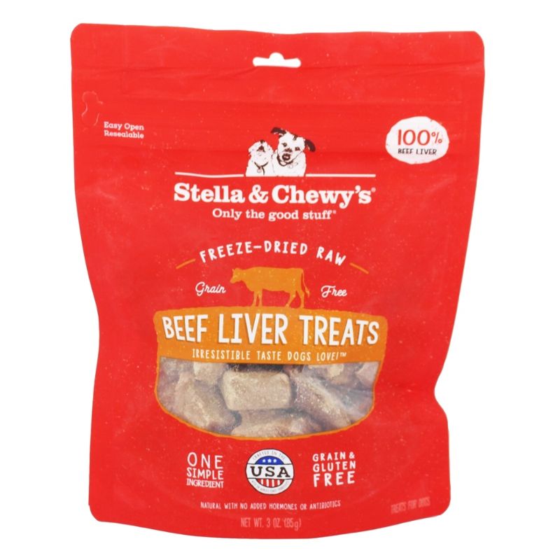 Photo 1 of 3 Oz Freeze-Dried Treat Beef Liver Dog Food - 3 PACK - BB JULY - 4 - 22 