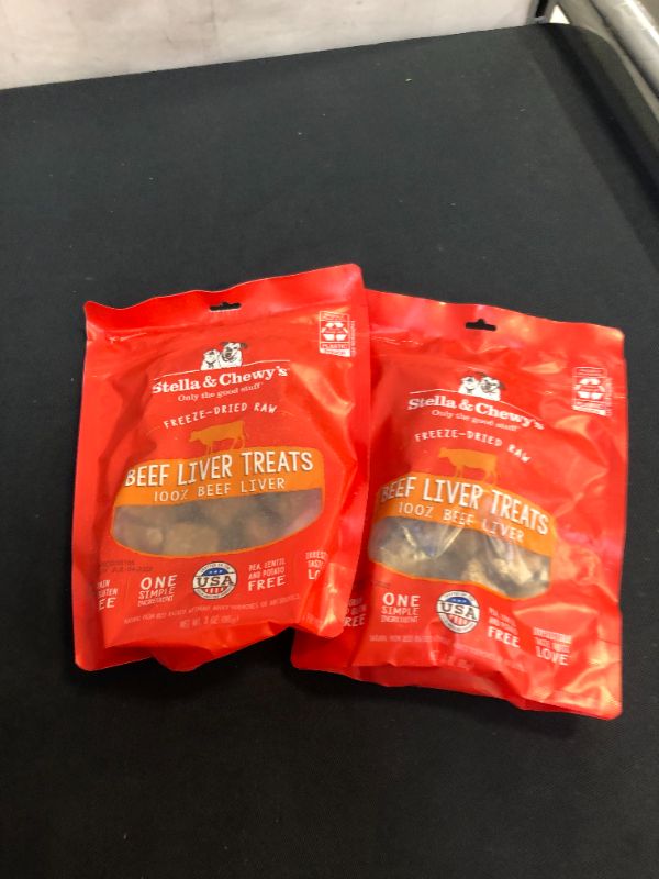 Photo 2 of 3 Oz Freeze-Dried Treat Beef Liver Dog Food - 2 PACK - BB JULY - 4 - 2022 