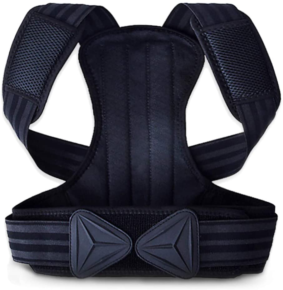 Photo 1 of BPT Posture Corrector Back Brace Corrector for Men Women Children Pain Relief for Neck Back Shoulders Adjustable and Breathable Anti Kyphosis Back Straightener Belt(M)
