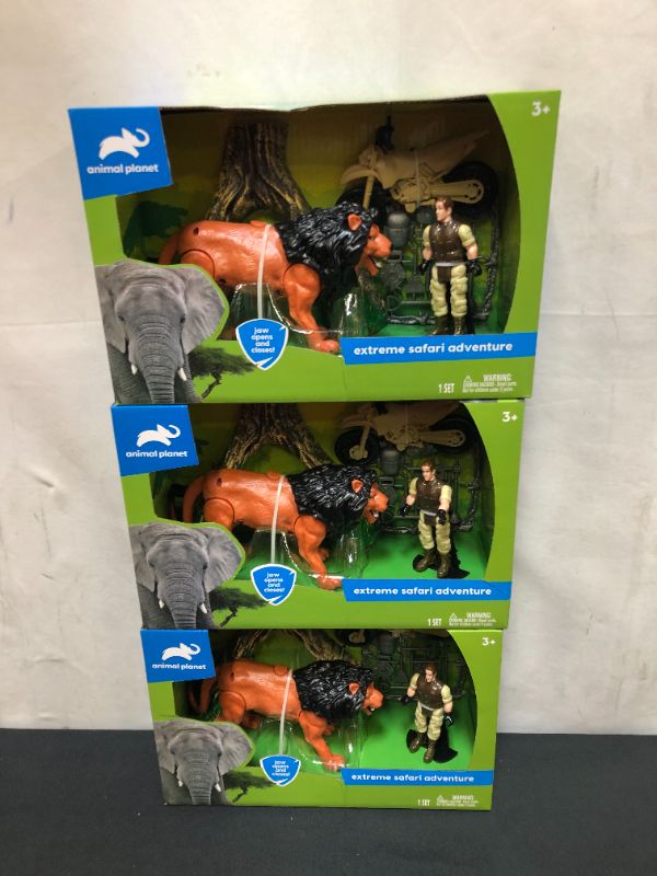 Photo 2 of Animal Planet Extreme Safari Adventure Set - 3 PACK
