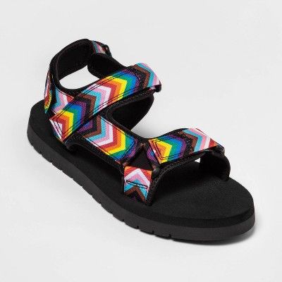 Photo 1 of Pride Adult Adventure Sandals - Black --- Size Small