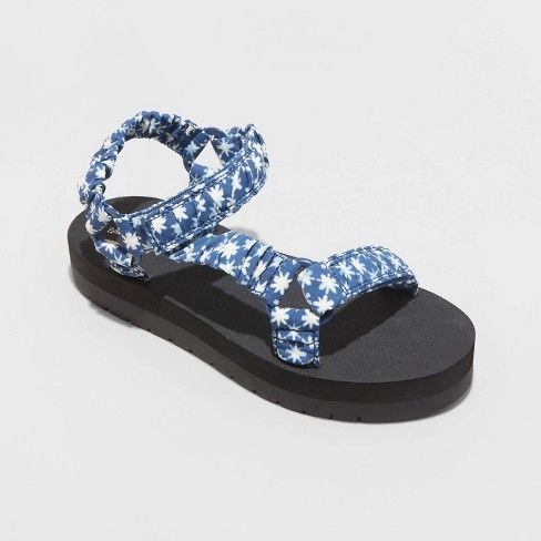 Photo 1 of Women's Floris Platform Sport Sandals - Universal Thread™ Blue --- SIZE 9