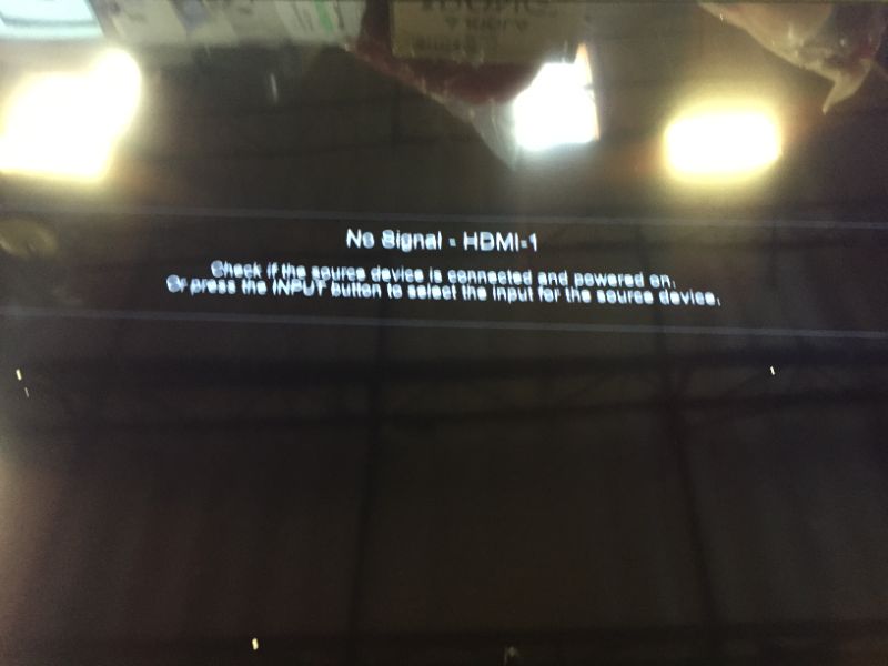 Photo 1 of VIZIO 70 Class V-Series 4K UHD LED Smart TV V705-J03---ITEM IS DIRTY---TOP LEFT CORNER OF THE SCREEN IS CRACKED AND  POPPING OUT---

