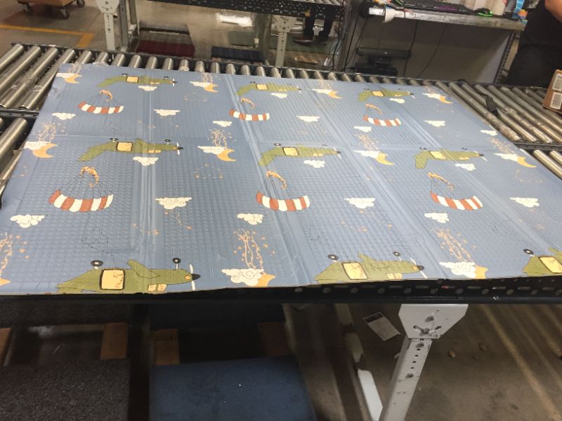 Photo 1 of DOUBLE SIDED KIDS PLAY MAT 70"X59"---NO BOX---DIRTY FROM EXPOSURE---WRINKLED---