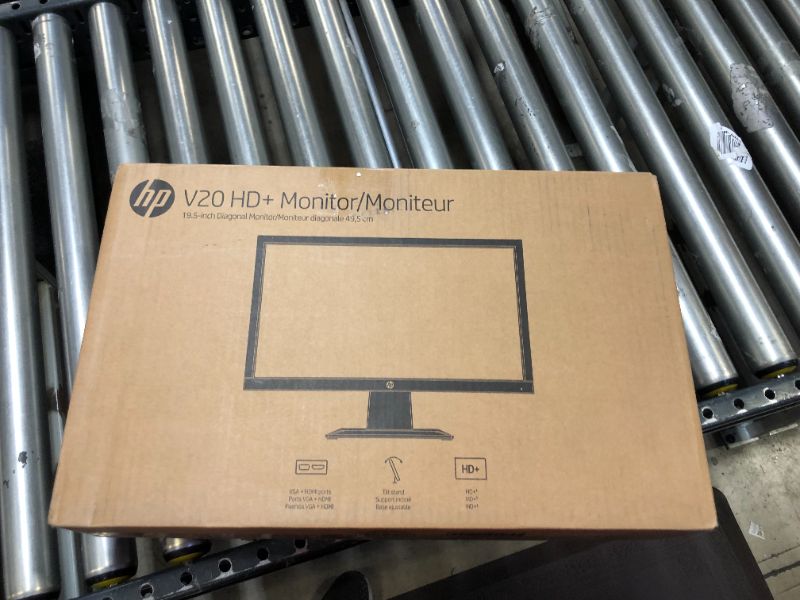 Photo 2 of HP V20 19.5" HD+ Monitor Black - 1600 x 900 HD+ Display @ 60Hz - 5 ms response time - Twisted Nematic Panel (TN) - 1 VGA & 1 HDMI Port