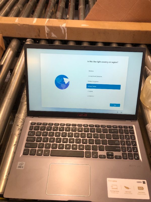 Photo 4 of ASUS - Vivobook 15.6" Laptop 1600 x 768 (HD) - Intel 10th Gen i3 - 8GB Memory - 256GB PCIE SSD - Windows 11 Home in S Mode Intel HD Graphics 5000 Slate Grey
