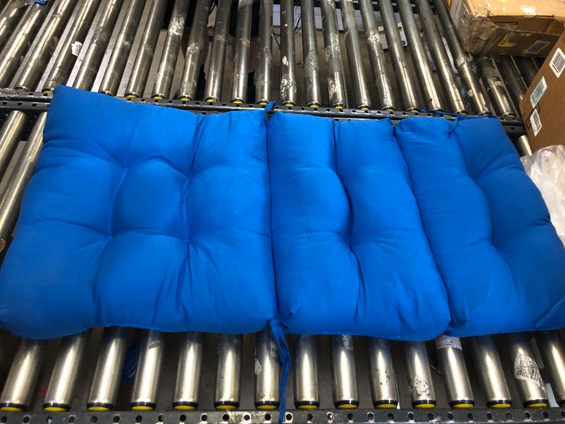 Photo 1 of Blue patio furniture cushion