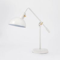 Photo 1 of 2 PK Cantilever Task Table Lamp White - Threshold™ designed with Studio McGee
