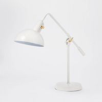 Photo 1 of 2 PK Cantilever Task Table Lamp White - Threshold™ designed with Studio McGee